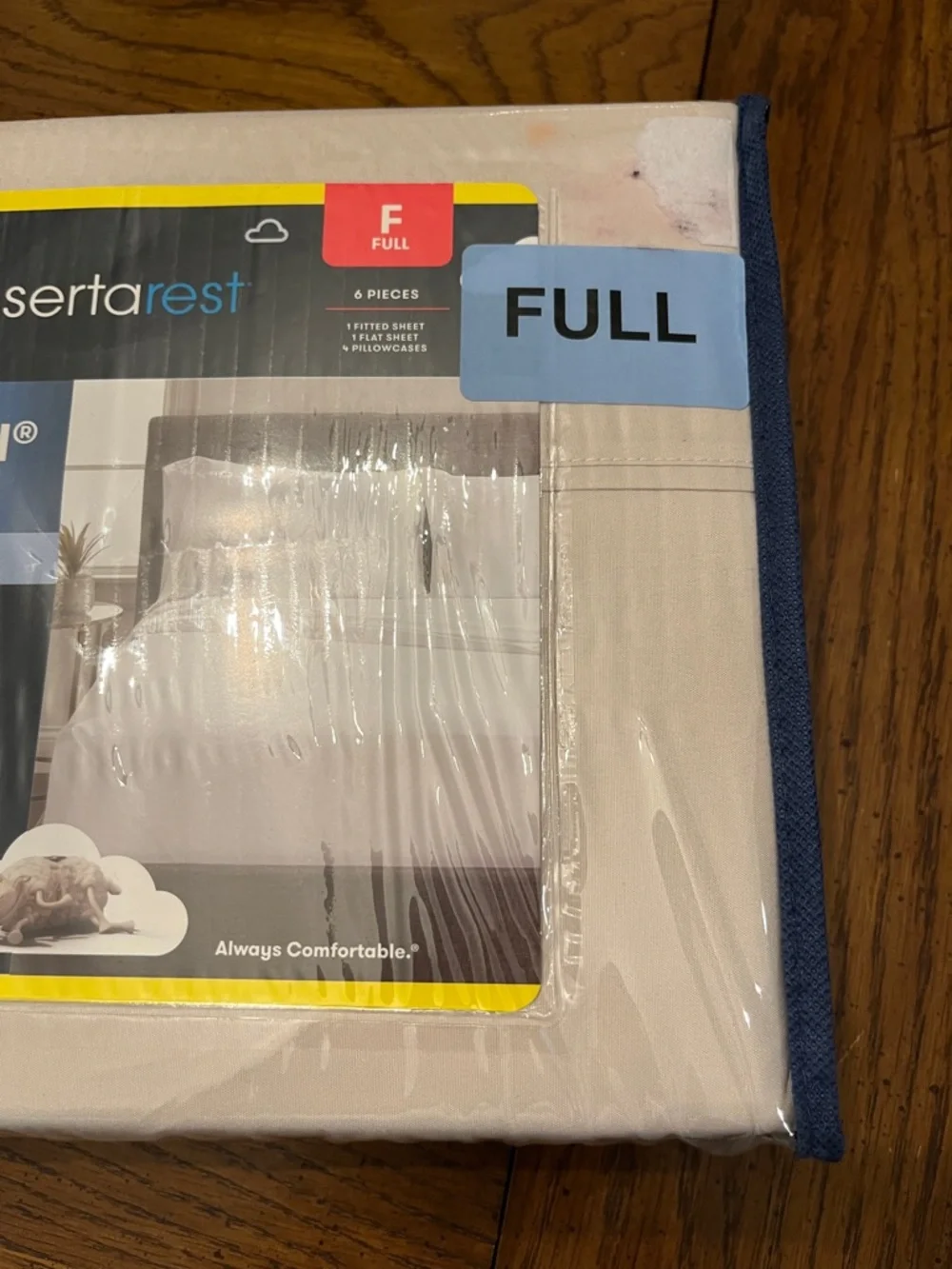 Serta Cozy Chill 6-Piece‎ Sheet Set - Full, new